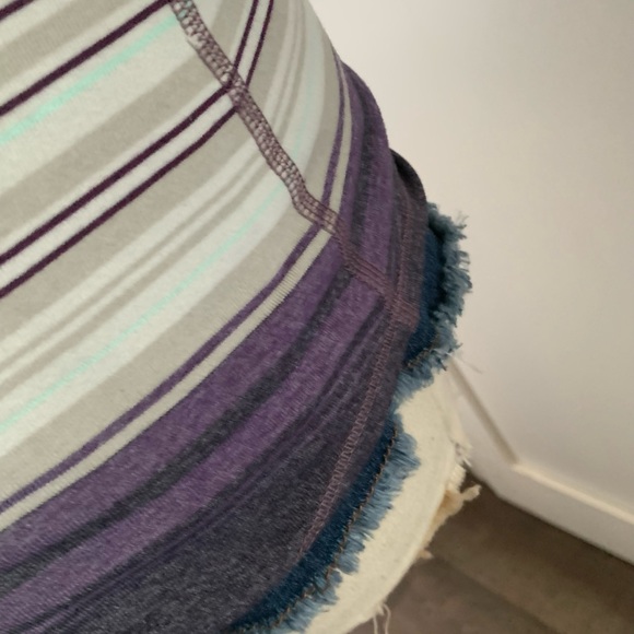 LULULEMON RACERBACK STRIPPED TANK TOP. PURPLE. SIZE 4. EUC. - Picture 10 of 16